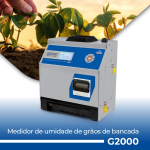 Medidor de umidade de grãos de bancada G2000 — aprovado pelo Inmetro