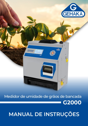 Medidor de umidade de grãos de bancada G2000 — aprovado pelo Inmetro